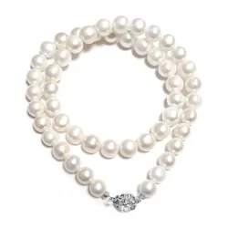 Srebrny naszyjnik z perłami