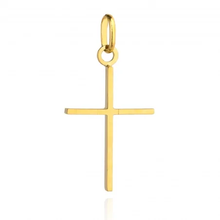 Złoty krzyżyk delikatnie diamentowany pr. 585 