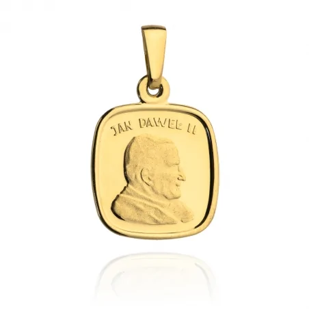 Medalik złoty Jan Paweł II 