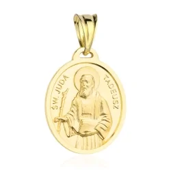 Medalik złoty święty Juda Tadeusz 